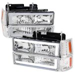 Chevy 2500 Pickup 1994-1998 LED Tube Headlights and Bumper Lights Set Chevy 2500 Pickup 1994-1998 LED Tube Headlights and Bumper Lights Set