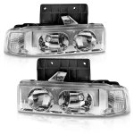 GMC Safari 1995-2005 Chrome Euro Headlights