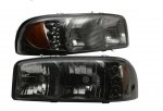 GMC Sierra 1999-2006 Smoked Headlights with LED