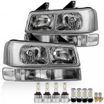 GMC Savana 2003-2026 Chrome LED Headlight Bulbs Set Complete Kit