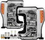 Ford F550 2017-2019 LED Headlight Bulbs Set Complete Kit Ford F550 2017-2019 LED Headlight Bulbs Set Complete Kit