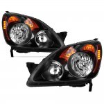 Honda CRV 2005-2006 Black Headlights
