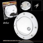 Chevy Suburban 2000-2006 Bully Chrome Fuel Door with Lock