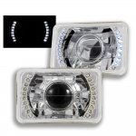 1986 Ford Mustang LED Sealed Beam Projector Headlight Conversion