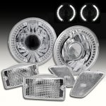 1997 Jeep Wrangler Projector Headlights LED and Clear Bumper Lights Side Marker 1997 Jeep Wrangler Projector Headlights LED and Clear Bumper Lights Side Marker