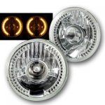 1972 Chevy Suburban Sealed Beam Projector Headlight Conversion Amber LED