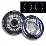 1977 Plymouth Gran Fury 7 Inch LED Black Chrome Sealed Beam Projector Headlight Conversion 1977 Plymouth Gran Fury 7 Inch LED Black Chrome Sealed Beam Projector Headlight Conversion