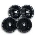 1969 Ford Mustang Black Sealed Beam Headlight Conversion 1969 Ford Mustang Black Sealed Beam Headlight Conversion