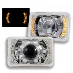 1984 Toyota Camry Amber LED Sealed Beam Projector Headlight Conversion