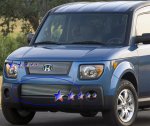 Honda Element 2007-2008 Aluminum Lower Bumper Billet Grille Insert