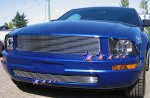 Ford Mustang V6 2005-2009 Aluminum Billet Grille Insert