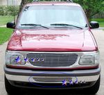 1997 Ford Explorer Polished Aluminum Lower Bumper Billet Grille Insert