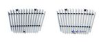 2010 Chevy Suburban Polished Aluminum Lower Bumper Vertical Billet Grille Insert