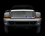 2001 Ford F450 Super Duty Polished Aluminum Billet Grille Insert