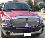 2006 Dodge Ram Polished Aluminum Vertical Billet Grille Insert