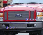 2009 Ford F250 Super Duty FX4 Polished Aluminum Billet Grille Insert