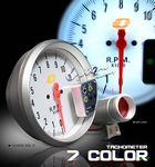 White Dial 11000RPM Tachometer Gauge White Dial 11000RPM Tachometer Gauge