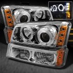 2003 Chevy Avalanche Clear Halo Projector Headlights and Bumper Lights 2003 Chevy Avalanche Clear Halo Projector Headlights and Bumper Lights