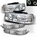 2000 Chevy Silverado Clear Projector Headlights and Bumper Lights