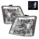 2005 Chevy Silverado Clear Headlights and Bumper Lights Conversion Set