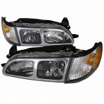 Toyota Corolla 1993-1997 Clear Euro Headlights and Corner Lights Set