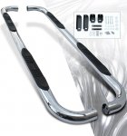 2003 Chevy Silverado Extended Cab Nerf Bars Stainless Steel