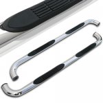 2004 Ford F150 SuperCab Nerf Bars Stainless Steel