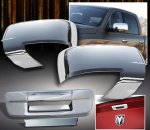 Dodge Ram 2009-2012 Chrome Mirror Covers and Tailgate Handle Cover