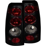 2002 GMC Sierra 2500 Black Smoked Custom Tail Lights