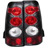 2004 Chevy Silverado 2500 Black Custom Tail Lights