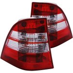 Mercedes Benz M Class 1998-2005 Custom Tail Lights Red and Clear