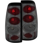 2001 Chevy Silverado 2500 Smoked Custom Tail Lights