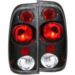 2007 Ford F450 Super Duty Carbon Fiber Custom Tail Lights