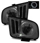 Ford Mustang 2005-2009 CCFL Halo Headlights Smoked