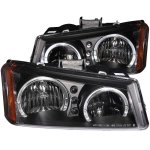 2005 Chevy Silverado 3500 Black Halo Headlights LED