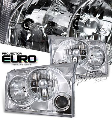 Ford F250 Super Duty 1999-2004 Clear Projector Headlights