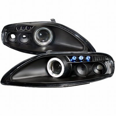Lexus SC300 1992-1999 Black Halo Projector Headlights