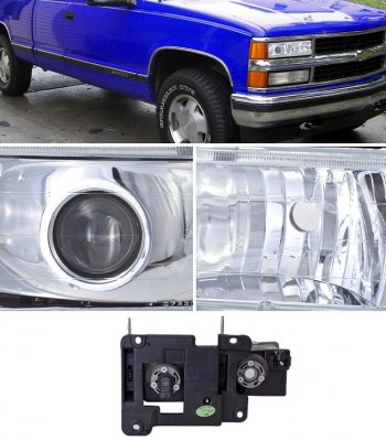 GMC Yukon 1992-1999 Chrome Projector Headlights