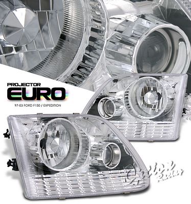 Ford Expedition 1997-2002 Clear Projector Headlights