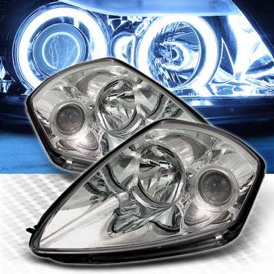 Mitsubishi Eclipse 2000-2005 Clear Halo Projector Headlights