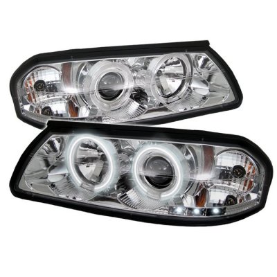 Chevy Impala 2000-2005 Clear CCFL Halo Projector Headlights
