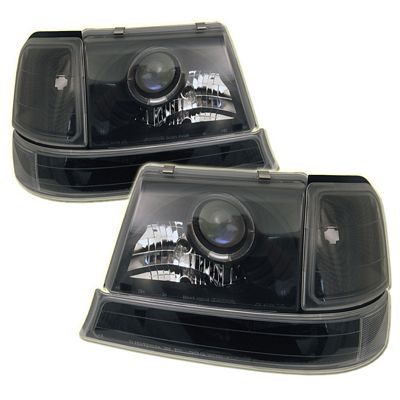 2000 Ford ranger black projector headlights #5