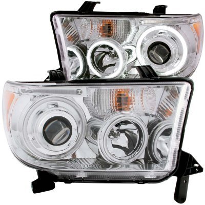 Toyota Sequoia 2008-2015 Clear Projector Headlights with CCFL Halo