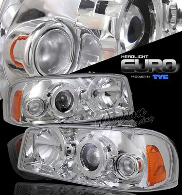 GMC Yukon 2000-2006 TYC Clear Projector Headlights