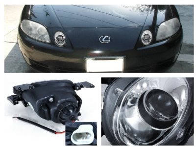 Lexus SC300 1992-1999 Clear High Beam Projector Headlights