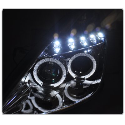 Toyota Celica 2000-2005 Clear Halo Projector Headlights with LED
