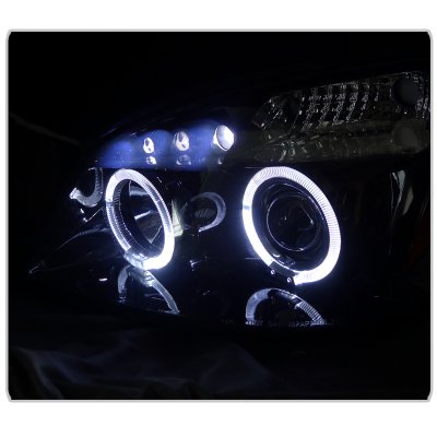 Chevy Cobalt 2005-2010 Smoked Projector Headlights with LED