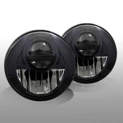 Jeep Wrangler JK 2007-2015 Black Projector Headlights