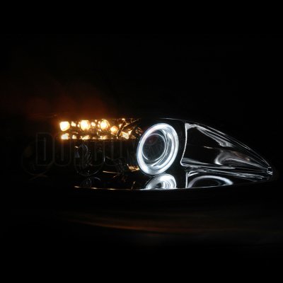 Lexus SC400 1992-1999 Clear High Beam and Halo Projector Headlights Set