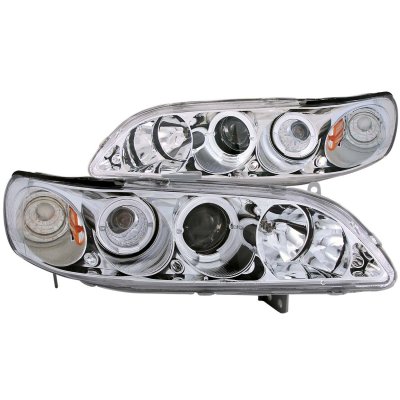 Honda Accord 1998-2002 Projector Headlights Chrome CCFL Halo